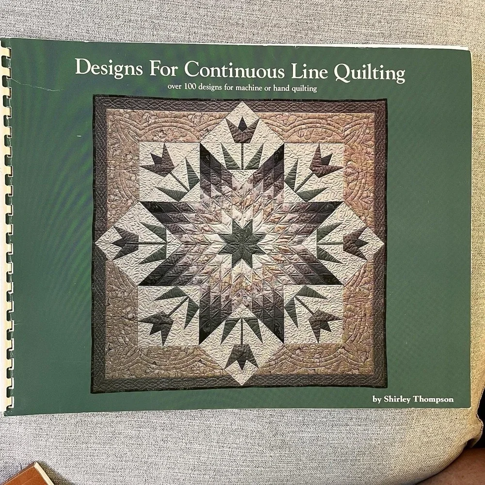 Continuous Line Quilting Book Lot Longarm Machine Hand Quilt Design Patterns EUC